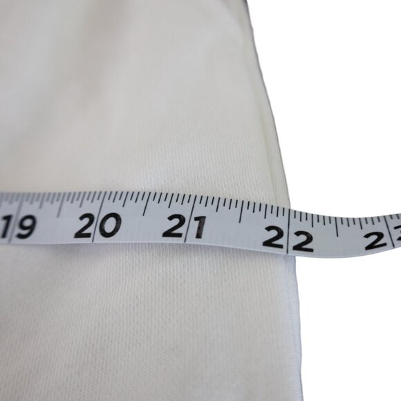 Guess Los Angeles NWT White Cream Athletic Casual Joggers with Rose Gold Glitter - Picture 8 of 13